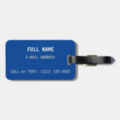 Kleurrijke Donuts Bagagelabel (Achterkant horizontaal)