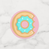 Kleurrijke donuts confetti (Kleine voorkant)