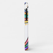 Kleurrijke Doodles en Zwemmen met naam Case-Mate iPhone Case (Achterkant/links)