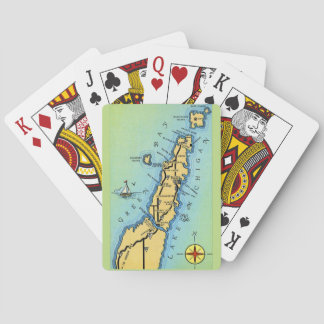 Kleurrijke Door County speelkaarten