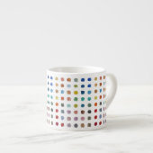 Kleurrijke dot Mok – kleine Stippen, leuk en stijl (Voorkant rechts)