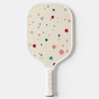 Kleurrijke Dot Pickleball Paddles – Speel Moedig, 