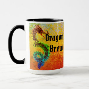 Kleurrijke Dragon Brew Mok