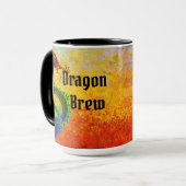 Kleurrijke Dragon Brew Mok (Voorkant links)