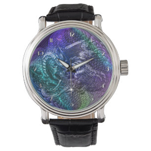 Kleurrijke Dragon Fantasy Orb polshorloge Horloge