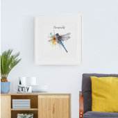 Kleurrijke Dragonfly aanpasbaar Poster