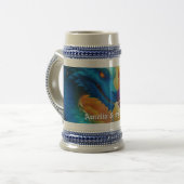 Kleurrijke Draken in Liefde Bierpul (Voorkant links)