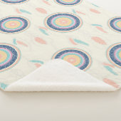 Kleurrijke Dream Catcher Mandala Sherpa Deken (3/4)