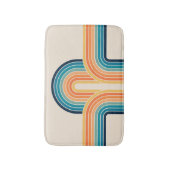 Kleurrijke driedubbele retro-archen badmat (Voorkant Verticaal)