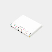 Kleurrijke driehoek Confetti op maat Post-it® Notes (Schuin)