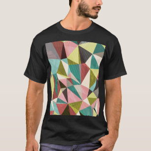 Kleurrijke driehoeken, Abstracte geometrische vorm T-shirt