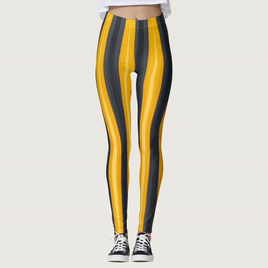 Kleurrijke driehoekige strepen leggings
