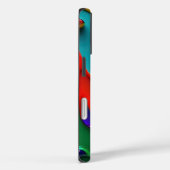 Kleurrijke druppelverf Case-Mate iPhone case (Achterkant / Rechts)