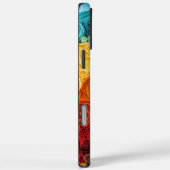 Kleurrijke Duitse Herder Portret Case-Mate iPhone Case (Achterkant / Rechts)