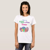 Kleurrijke EGGcellent Easter Egg T-shirt (Voorkant volledig)