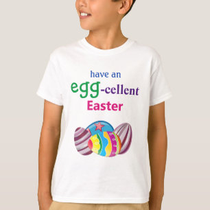 Kleurrijke EGGcellent Easter T-Shirt