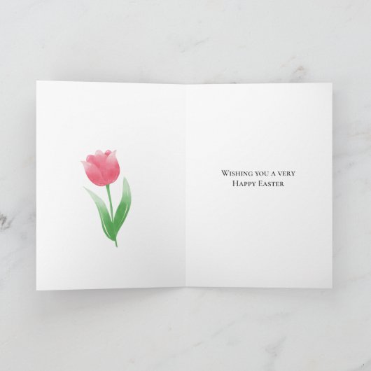 Kleurrijke eieren en kuiken zus Pasen kaart (Binnen)