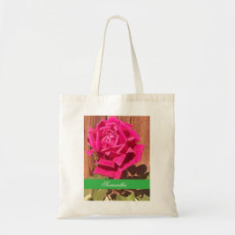 Kleurrijke Elegante Roze Bloemen Roze Bloem Tote Bag