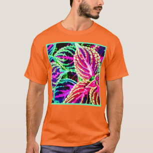 Kleurrijke Elegantie laat patroon T-shirt