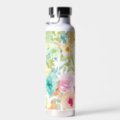 Kleurrijke en florale waterverf waterfles (Rechts)
