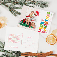Kleurrijke en heldere Vrolijke Kerstmis Volledige
