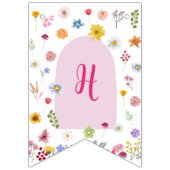 Kleurrijke en levendige Wildflower Bunting Flag Vlaggetjes (Tweede vlag)