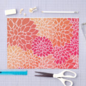 Kleurrijke en stijlvolle Zinnia Bloem Tissuepapier (Craft)