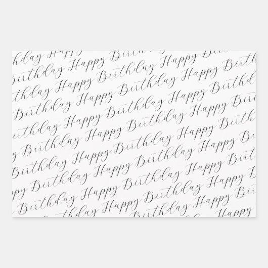 Kleurrijke en trendy verjaardagscadeauverpakking inpakpapier vel (Voorkant 2)