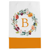 Kleurrijke Engelstalige tuinbloemen Medium Cadeauzakje (Voorkant)