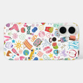 Kleurrijke esthetische Doodle Telefoonhoes Case-Mate iPhone Case (Achterkant (horizontaal))