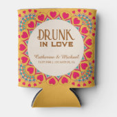 Kleurrijke etnische Mandala Bold & Heldere Bruilof Blikjeskoeler (Voorkant)