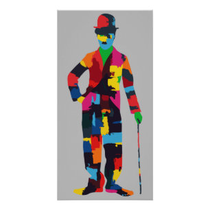 Kleurrijke evolutie van de  komedie perfect poster