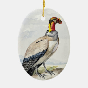 Kleurrijke Exotische Koningsgier Wanddecoratie Keramisch Ornament