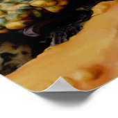 Kleurrijke Fancy bronnen Fotoolie Schilderen Poster (Hoek)