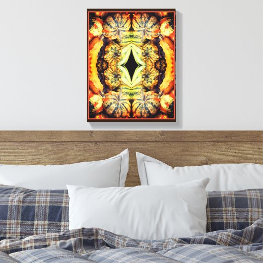 Kleurrijke Fancy bronnen Sluit Abstract af Canvas Afdruk (Insitu (Slaapkamer))