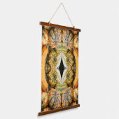 Kleurrijke Fancy kalebassen Abstract Hangend Wandkleed (Gebogen)