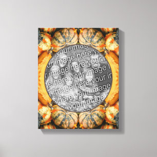 Kleurrijke Fancy kalebassen Creëer je eigen foto Canvas Afdruk