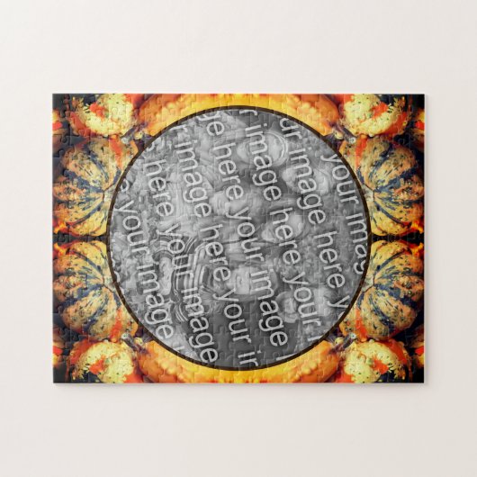 Kleurrijke Fancy kalebassen Lijst Creëer Uw eigen  Legpuzzel (Horizontaal)