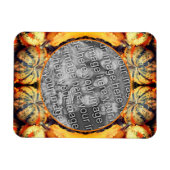 Kleurrijke Fancy kalebassen Lijst Creëer Uw eigen  Magneet (Horizontaal)