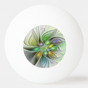 Kleurrijke Fantasie Bloem Modern Abstract Fractal Pingpongballen