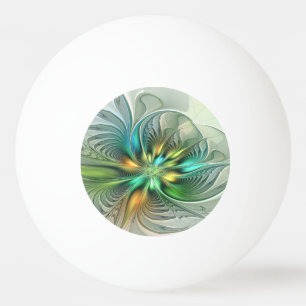 Kleurrijke Fantasie Moderne Abstracte Bloem Fracta Pingpongballen