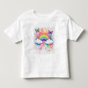 Kleurrijke Fantasie Straatkunst Stijl Kinder Shirts