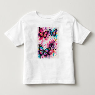 Kleurrijke Fantasie Straatkunst Stijl Kinder Shirts
