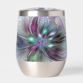 Kleurrijke Fantasy Abstract Modern Fractal Flower (Voorkant)