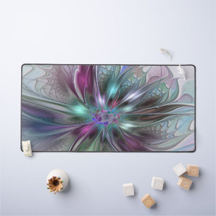 Kleurrijke Fantasy Abstract Modern Fractal Flower Bureaumat