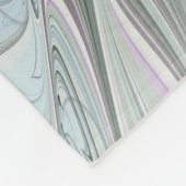 Kleurrijke Fantasy Abstract Modern Fractal Flower Fleece Deken (Hoek)