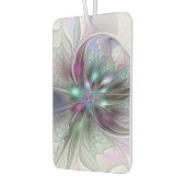 Kleurrijke Fantasy Abstract Modern Fractal Flower Luchtverfrisser (Links)
