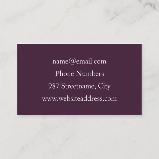 Kleurrijke Fantasy Abstract Modern Fractal Flower Visitekaartje (Achterkant)