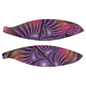 Kleurrijke Fantasy Abstracte Trippy Paarse Fractal Basketbal (Panelen)