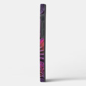 Kleurrijke Fantasy Abstracte Trippy Paarse Fractal Case-Mate iPhone Case (Achterkant / Links)
